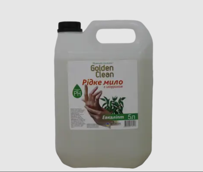 Мило рідке Golden Clean евкаліпт 5л каністра